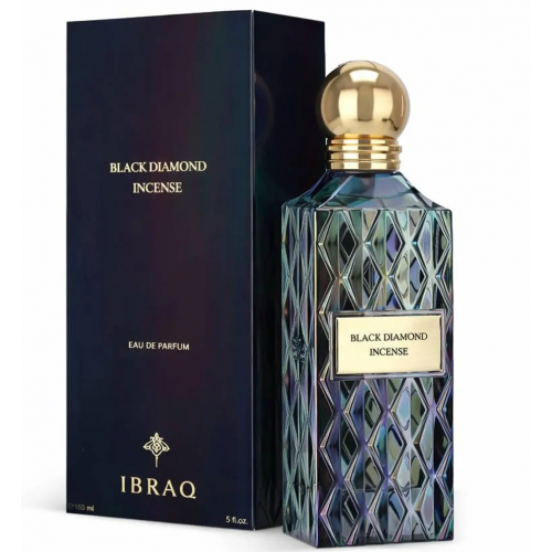 IBRAQ Black Diamond Incense EDP 150 ML Unisex Parfüm – Tütsü, Amber ve Odunsu Koku