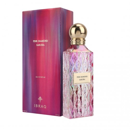 Ibraheem Al Qurashi IBRAQ Pink Diamond Sakura EDP 150 ml Kadın Parfüm | Çiçeksi Miskli Amber Koku Ibraheem Al Qurashi IBRAQ Pink Diamond Sakura EDP 150 ml Kadın Parfüm | Çiçeksi Miskli Amber Koku