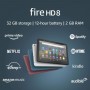 Amazon Fire Hd 8 64 Gb Tablet Mavi