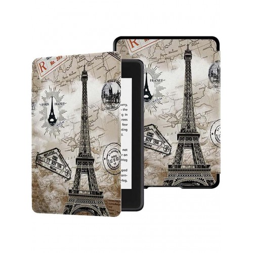 Amazon Kindle Paperwhite 4 - 10. Nesil  2018 Kitap Okuyucu Kılıfı Paris Kule