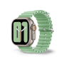 Cosmostech Akıllı Saat Watch için Uyumlu 42MM 44MM 45MM 49MM 1/2/3/4/5/6/se/7/8/ultra Akıllı Saat Silikon Kordon ve Kayışı Açık Yeşil