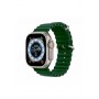 Cosmostech Akıllı Saat Watch için Uyumlu 42MM 44MM 45MM 49MM 1/2/3/4/5/6/se/7/8/ultra Akıllı Saat Silikon Kordon ve Kayışı Asker Yeşili