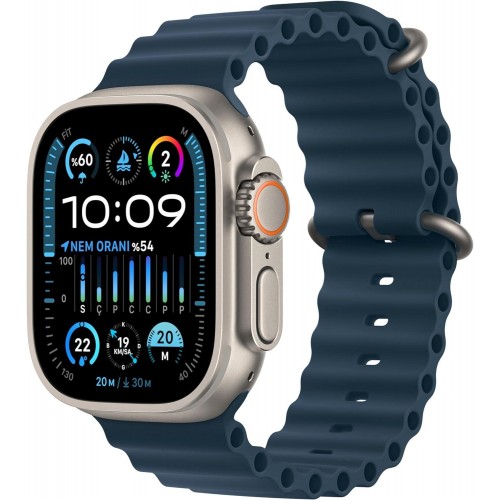 Cosmostech Akıllı Saat Watch için Uyumlu 42MM 44MM 45MM 49MM 1/2/3/4/5/6/se/7/8/ultra Akıllı Saat Silikon Kordon ve Kayışı Koyu Lacivert