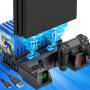 Cosmostech CS4-151 PS4 Soğutucu Dikey Stand ve Çift Kol Şarj İstasyonu – PS4 Slim Pro ile Uyumlu 3 Fanlı 12 Oyun Yuvalı Cosmostech CS4-151 PS4 Soğutucu Dikey Stand ve Çift Kol Şarj İstasyonu – PS4 Slim Pro ile Uyumlu 3 Fanlı 12 Oyun Yuvalı