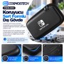 Cosmostech CSNS-005 N. Switch Lite ile Uyumlu Sert Formlu Koruyucu Taşıma Çantası – Siyah, Fermuarlı, Kompakt Konsol Saklama ve Seyahat Çantası Cosmostech CSNS-005 N. Switch Lite ile Uyumlu Sert Formlu Koruyucu Taşıma Çantası – Siyah, Fermuarlı, Kompakt Konsol Saklama ve Seyahat Çantası
