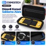 Cosmostech CSNS-005 N. Switch Lite ile Uyumlu Sert Formlu Koruyucu Taşıma Çantası – Siyah, Fermuarlı, Kompakt Konsol Saklama ve Seyahat Çantası Cosmostech CSNS-005 N. Switch Lite ile Uyumlu Sert Formlu Koruyucu Taşıma Çantası – Siyah, Fermuarlı, Kompakt Konsol Saklama ve Seyahat Çantası