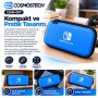 Cosmostech CSNS-007 N. Switch Lite ile Uyumlu Sert Formlu Koruyucu Taşıma Çantası – Mavi, Fermuarlı, Kompakt Konsol Saklama ve Seyahat Çantası Cosmostech CSNS-007 N. Switch Lite ile Uyumlu Sert Formlu Koruyucu Taşıma Çantası – Mavi, Fermuarlı, Kompakt Konsol Saklama ve Seyahat Çantası
