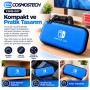 Cosmostech CSNS-007 N. Switch Lite ile Uyumlu Sert Formlu Koruyucu Taşıma Çantası – Mavi, Fermuarlı, Kompakt Konsol Saklama ve Seyahat Çantası Cosmostech CSNS-007 N. Switch Lite ile Uyumlu Sert Formlu Koruyucu Taşıma Çantası – Mavi, Fermuarlı, Kompakt Konsol Saklama ve Seyahat Çantası