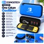 Cosmostech CSNS-007 N. Switch Lite ile Uyumlu Sert Formlu Koruyucu Taşıma Çantası – Mavi, Fermuarlı, Kompakt Konsol Saklama ve Seyahat Çantası Cosmostech CSNS-007 N. Switch Lite ile Uyumlu Sert Formlu Koruyucu Taşıma Çantası – Mavi, Fermuarlı, Kompakt Konsol Saklama ve Seyahat Çantası