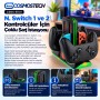 Cosmostech CSNS-51101 N. Switch 1 ve Switch 2 Joy-Con ve Pro Controller Uyumlu Çoklu Kontrolcü Şarj İstasyonu – RGB LED Aydınlatmalı Şarj Standı Siyah Cosmostech CSNS-51101 N. Switch 1 ve Switch 2 Joy-Con ve Pro Controller Uyumlu Çoklu Kontrolcü Şarj İstasyonu – RGB LED Aydınlatmalı Şarj Standı Siyah