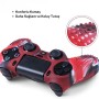 Cosmostech PS4 Controller Joystick Oyun Kolu Gamepad Uyumlu - Silikon Koruyucu Cover Kırmızı Kamuflaj