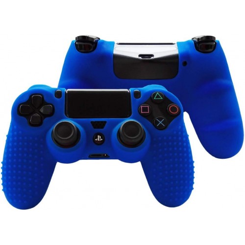 Cosmostech PS4 Controller Joystick Oyun Kolu Gamepad Uyumlu - Silikon Koruyucu Cover Mavi Cosmostech PS4 Controller Joystick Oyun Kolu Gamepad Uyumlu - Silikon Koruyucu Cover Mavi