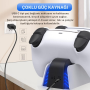 Cosmostech PS5 Controller Charger Dock Joystick Hızlı Şarj İstasyonu LED Göstergeli YH-54