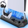 Cosmostech PS5 Slim Playstation 5 Standart CD ve Dijital Sürüm Uyumlu YH-55 Cooling Soğutuculu Fanlı Controller Şarjlı Stand Cosmostech PS5 Slim Playstation 5 Standart CD ve Dijital Sürüm Uyumlu YH-55 Cooling Soğutuculu Fanlı Controller Şarjlı Stand