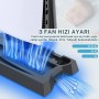 Cosmostech PS5 Slim Playstation 5 Standart CD ve Dijital Sürüm Uyumlu YH-55 Cooling Soğutuculu Fanlı Controller Şarjlı Stand Cosmostech PS5 Slim Playstation 5 Standart CD ve Dijital Sürüm Uyumlu YH-55 Cooling Soğutuculu Fanlı Controller Şarjlı Stand
