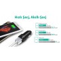 RavPower RP-VC006 Ultra İnce/Ufak 24W 4.8A Çift Çıkış iSmart Araç Şarjı Siyah
