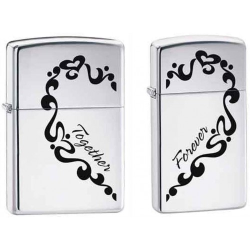 Zippo 0465 Together Forever Lighter 2 li Çakmak