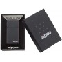 Zippo Çakmak 1618ZB Slim Black Matte With Red Border Lighter