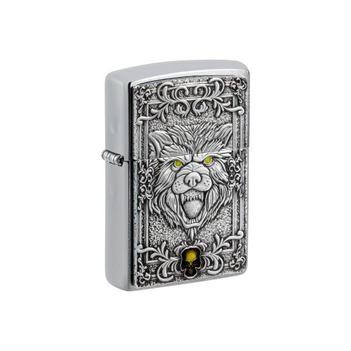 Zippo Çakmak 48690 Wolf Emblem Design